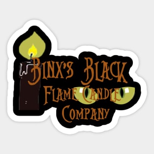 Binx's black Candle Company Sticker